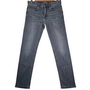 Banana Republic Traveler Dark Vintage Wash Grey Jeans 31x30 Slim Fit 2021